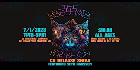 Legendary Goodtimes CD Release Show - 7/1/23 @ Walkabout Brewing - All Ages