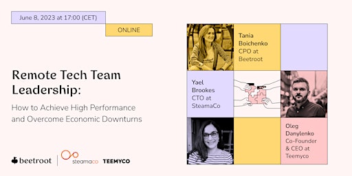 Remote Tech Team Leadership: How to Achieve High Performance primary image