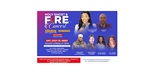 Holy Ghost & Fire Concert primary image