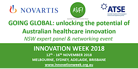 Going Global in Healthcare Innovation - Innovation Week Networking Event primary image