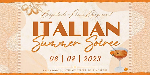 Italian Summer Soiree primary image