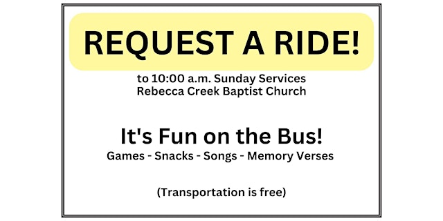 Image principale de Request a Ride