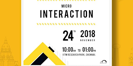 World of Micro Interaction - Design Meetup - 10th Madrasters Meetup primary image