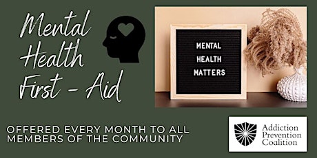 In-Person Youth Mental Health First Aid