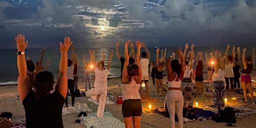 Y6 Coconut Creek's Beach Moonrise Meditation & Yoga At Pompano Beach! primary image