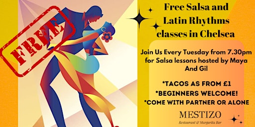 Taco Tuesdays Latin Rhythms And Salsa Classes primary image