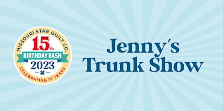 Birthday Bash 23:  Trunk Show with Jenny