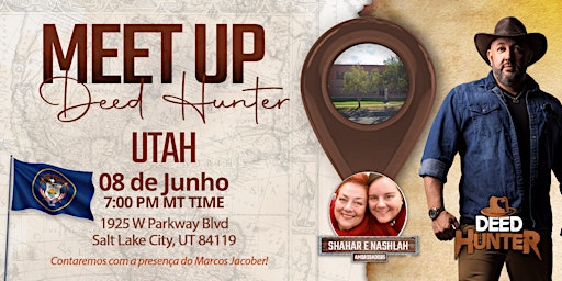 Meet Up Deed Hunter - Utah| Com a presença de Marcos Jacober primary image