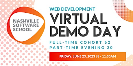 NSS Virtual Demo Day: Web Development Cohorts E20 & C62