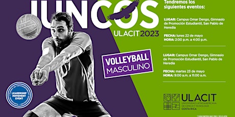 Sello Azul: Volleyball  Masculino  ULACIT vs TEC- JUNCOS 2023