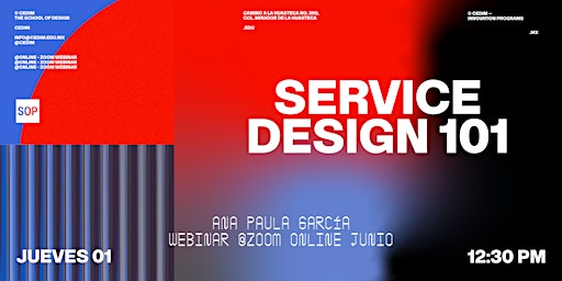 Imagen principal de Webinar|Service Design 101|Ana Paula García