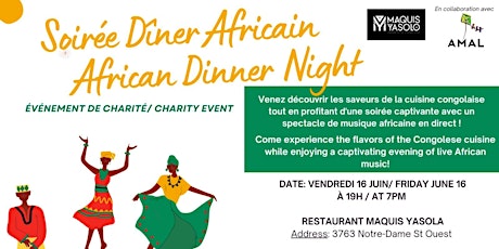 Copy of Soirée Dîner African/African Dinner Night