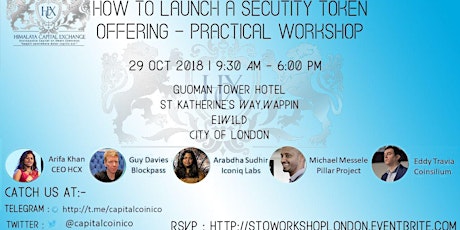 How to Launch a Security Token Offering - Top Techniques from Successful ICO/ STO Founders - STO Pitches London 