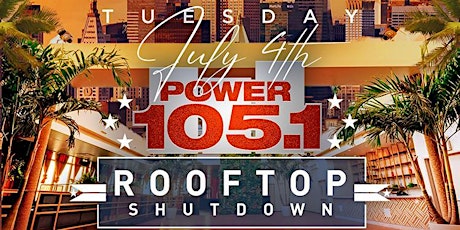 Power 105 July 4th  Rooftop Day Party @ Harbor NYC with DJ Self