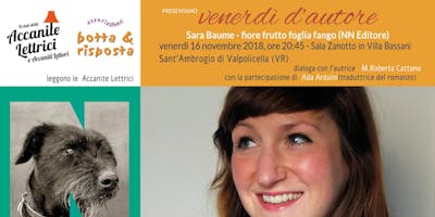 Venerdì d'Autore con Sara Baume Venerdì d'Autore con Sara Baume