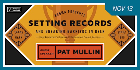 KCDMA Presents Pat Mullin: Setting Records and Breaking Barriers in Beer primary image