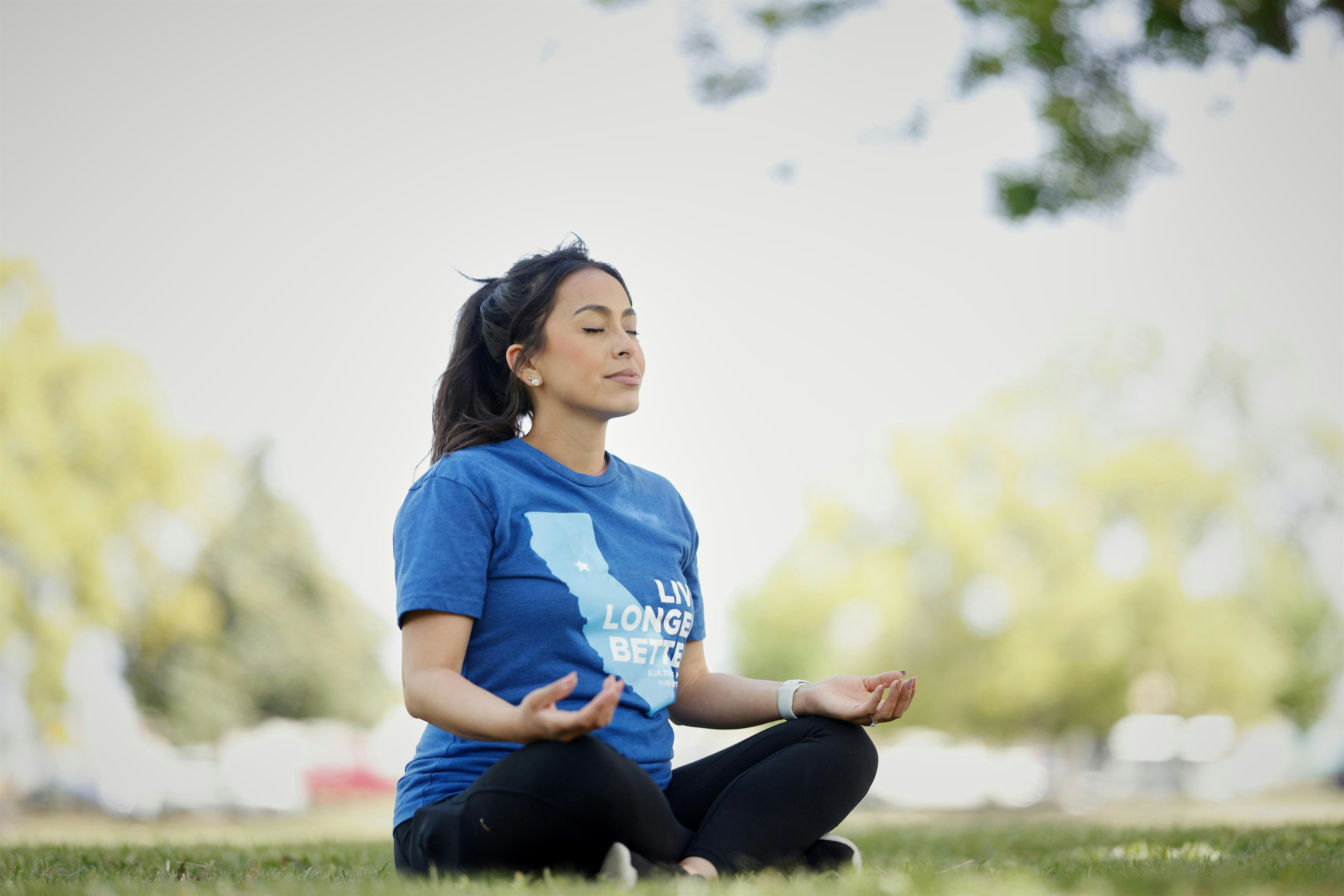 Blue Zones Project Yuba Sutter Yoga in the Park
