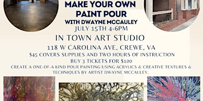 Paint Pour Class with Dwayne McCauley primary image