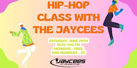 Jaycees of the Quad Cities' Membership Event - Adult Hip-Hop Class
