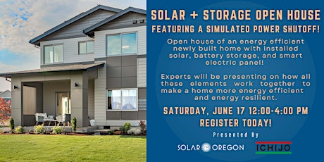 Solar + Storage Open House: Ichijo Energy Resilient Home