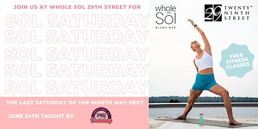 Sol Saturday 2023- FREE Fitness Class primary image