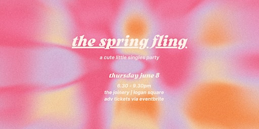 the spring fling - a cute little single's party primary image