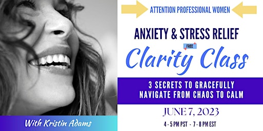 From Chaos to Calm: 3 Steps for Anxiety and Stress Relief primary image