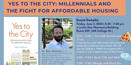 Book Talk:  Yes to the City with Max Holleran
