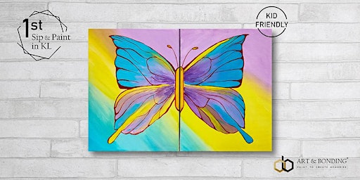 Sunday Sip & Paint : FLUTTERING DREAMS primary image