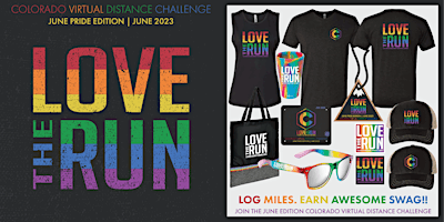 Colorado Virtual Distance Challenge | June Pride 2023 | Run+Walk+Hike+Bike event logo