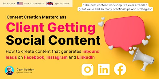Client Getting Content | The Ultimate Content Creation Masterclass primary image