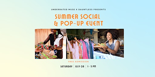 Summer Social & Vendor Pop-Up primary image