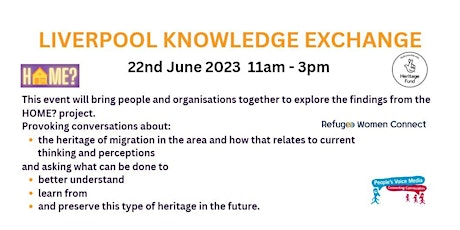 HOME? Knowledge Exchange in Liverpool primary image