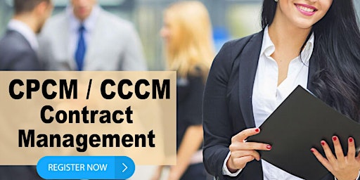 CPCM / CCCM-Contract Management Certification Training Course in Dubai  primärbild