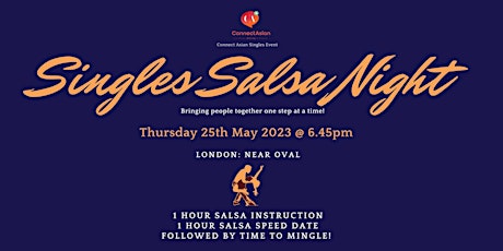 ConnectAsian Indian Singles Event - Salsa Speed Date - London primary image