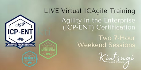 WEEKEND - Certified Enterprise Coaching ICP-ENT | Mastering Art of Agility