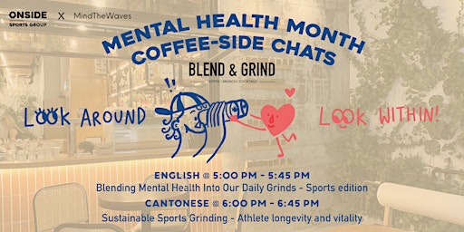 Mental Health Month Coffeeside Chats with Onside Sports & MindTheWaves primary image