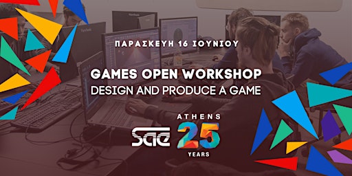 GAMES OPEN WORKSHOP | Design and produce a game