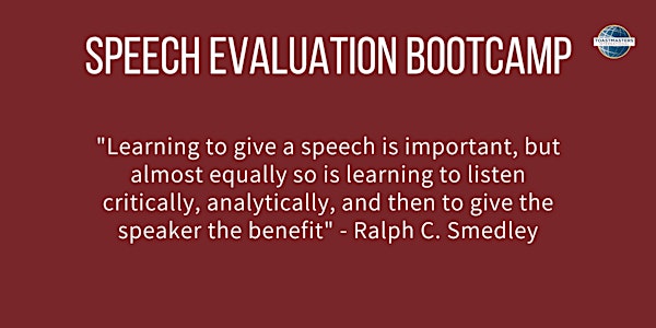Speech Evaluation Bootcamp