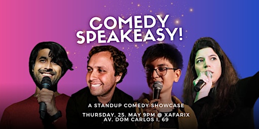 Imagem principal de Comedy Speakeasy! FREE standup comedy showcase  @ Xafarix