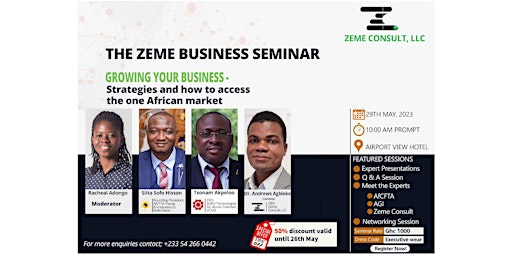 Growing your business - Strategies and how to access the one African Market