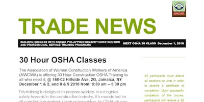 30 Hour Osha Classes Jamaica December Saturday 1 2018 8