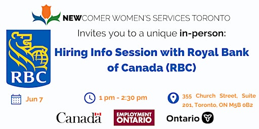 Hiring Information Session with Royal Bank of Canada (RBC) primary image