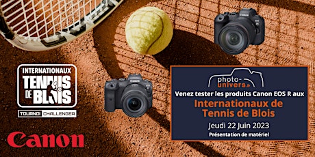 Image principale de Atelier photo aux internationaux de tennis de Blois