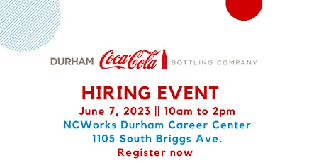 Durham  Coca-Cola Hiring Event