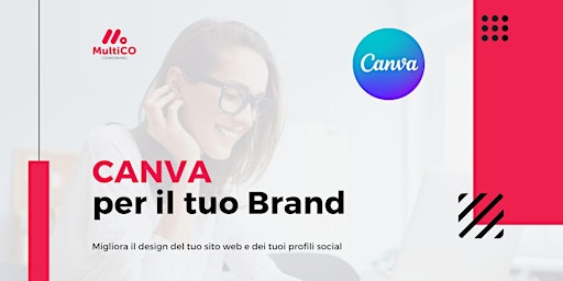 Immagine principale di CANVA per il tuo Brand - [Evento Gratuito] 