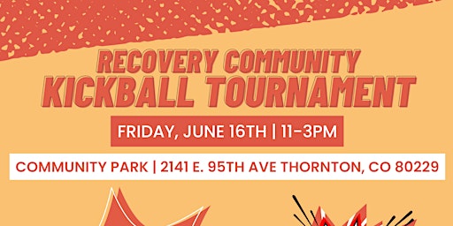 Recovery Community Kickball Tournament primary image