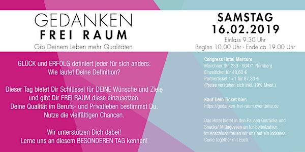 Gedanken FREI RAUM ! 5 Coaches 5 Workshops
