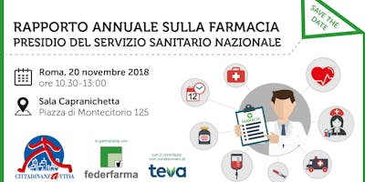 Rapporto annuale sulla farmacia, presidio del Servizio Sanitario Nazionale Rapporto annuale sulla farmacia, presidio del Servizio Sanitario Nazionale