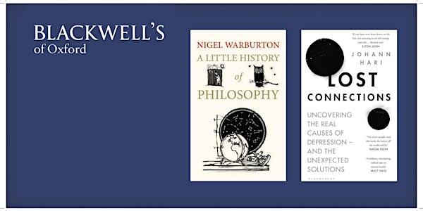 Philosophy in the Bookshop - Nigel Warburton and Johann Hari